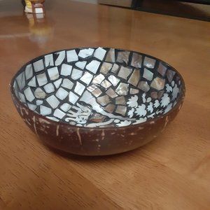 COCONUT SHELL BOWL( NWOT)